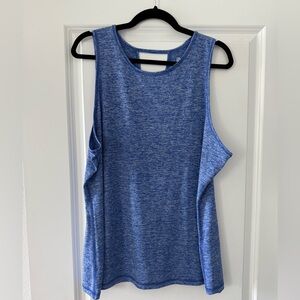 Ideology Heathered Blue Muscle Tee